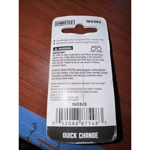 Master Mechanic Magnetic Nutsetter 1/2" 160383 With 1/4" Hex New In Package - Picture 3 of 3